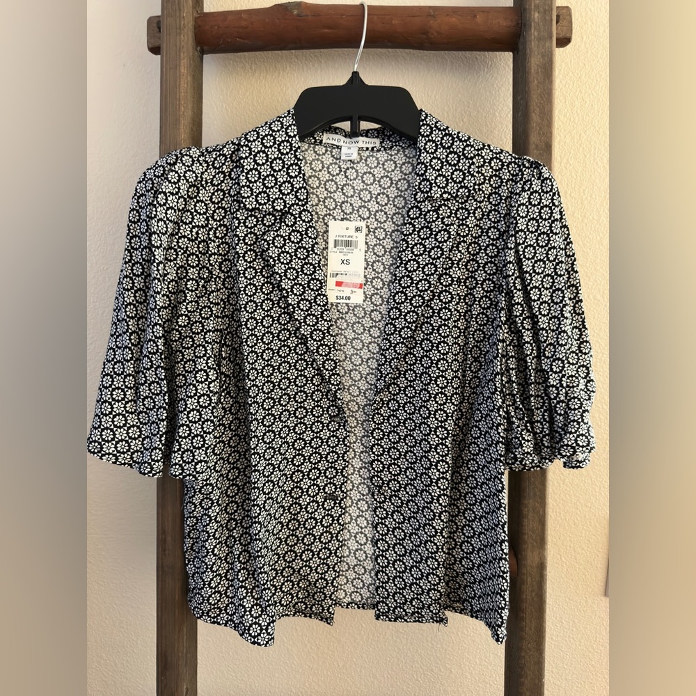 And Now This Brand Black and White Size XS New With Tag